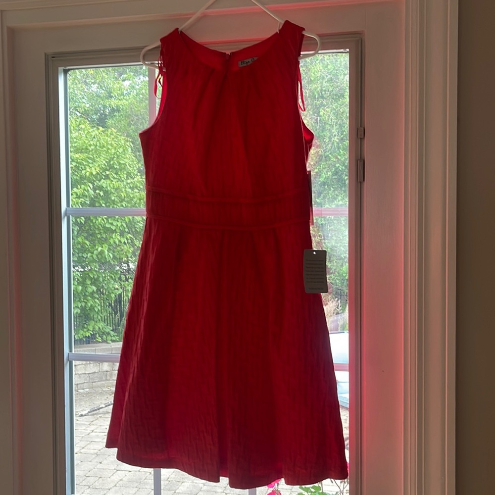 Coral Eliza J dress size 10 Petite